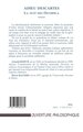 ADIEU DESCARTES, Essai sur le national-cartésianisme (9782738482761-back-cover)