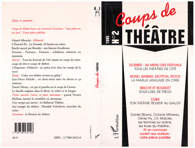 Coups de théâtre, Au menus des festivals, Tous les théâtres de l'été (9782738434128-front-cover)
