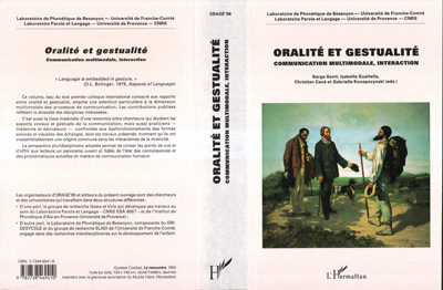 ORALITÉ ET GESTUALITÉ, Communication multimodale, interaction (9782738469410-front-cover)