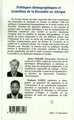 POLITIQUES DEMOGRAPHIQUES ET TRANSITION DE LA FECONDITE EN AFRIQUE (9782738486493-back-cover)