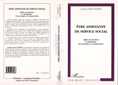 ETRE ASSISTANTE DE SERVICE SOCIAL, Effets de positions et dynamique des pratiques en organisation (9782738482563-front-cover)