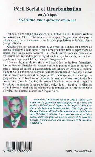 PÉRIL SOCIAL ET RÉURBANISATION EN AFRIQUE, Sokoura une expérience ivoirienne (9782738486882-back-cover)