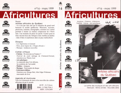 Africultures, Artistes africains du Québec (9782738473561-front-cover)