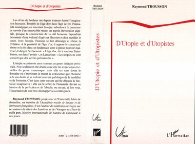 D'utopie et d'utopistes (9782738465924-front-cover)