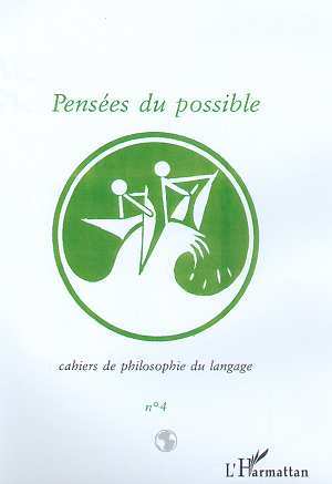 Cahiers de philosophie du langage, PENSÉES DU POSSIBLE (9782738493125-front-cover)