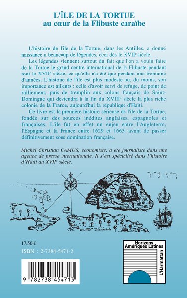 L'île de la tortue au coeur de la Flibuste caraïbe (9782738454713-back-cover)