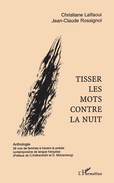 TISSER LES MOTS CONTRE LA NUIT (9782738492845-front-cover)