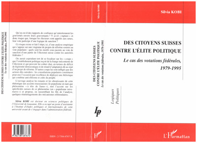 CITOYENNES (DES) SUISSES CONTRE L'ÉLITE POLITIQUE, Le cas des votations fédérales, 1979-1995 (9782738487674-front-cover)