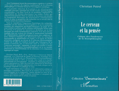 Le cerveau et la pensée, Critique des fondements de la neurophilosophie (9782738451224-front-cover)