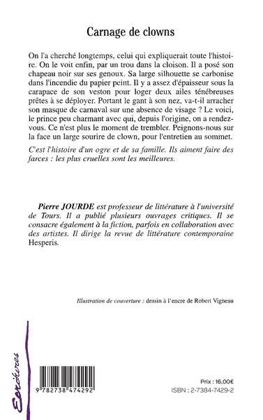 CARNAGE DE CLOWNS (9782738474292-back-cover)