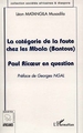 LA CATÉGORIE DE LA FAUTE CHEZ LES MBALA (BANTOUS), Paul Ricoeur en question (9782738497512-front-cover)