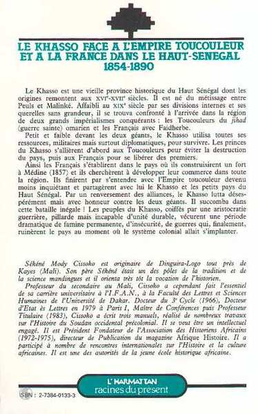 Le Khasso face à l'empire toucouleur et à la France dans le Haut-Sénégal, 1854-1890 (9782738401335-back-cover)