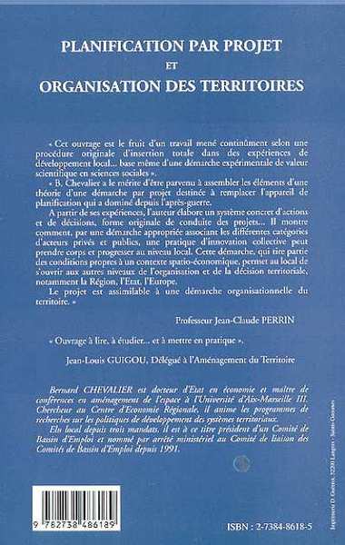 Planification par projet et organisation des territoires (9782738486189-back-cover)