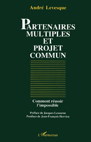 Partenaires multiples et projet commun, Comment réussir l'impossible ? (9782738420909-front-cover)