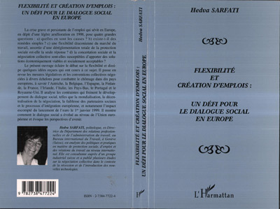 FLEXIBILITE ET CREATION D'EMPLOIS: UN DEFI POUR LE DIALOGUE SOCIAL EN EUROPE (9782738477224-front-cover)