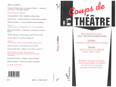 Coups de théâtre, Afrique Noire et francophone (9782738439499-front-cover)