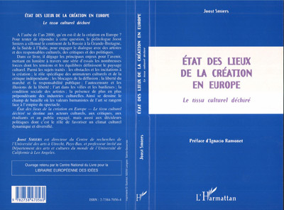 ETAT DES LIEUX DE LA CREATION EN EUROPE, Le tissu culturel déchiré (9782738470560-front-cover)