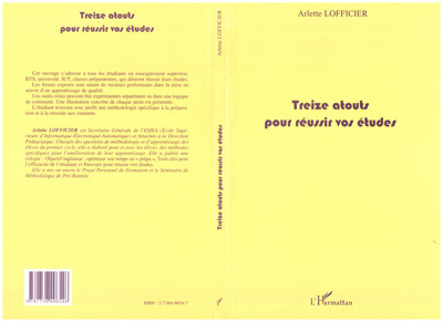 TREIZE ATOUTS POUR REUSSIR VOS ETUDES (9782738496546-front-cover)