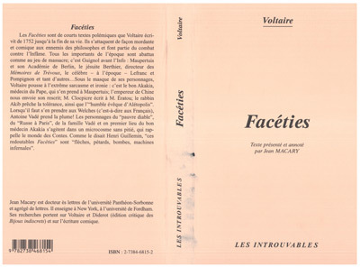 FACÉTIES (9782738468154-front-cover)