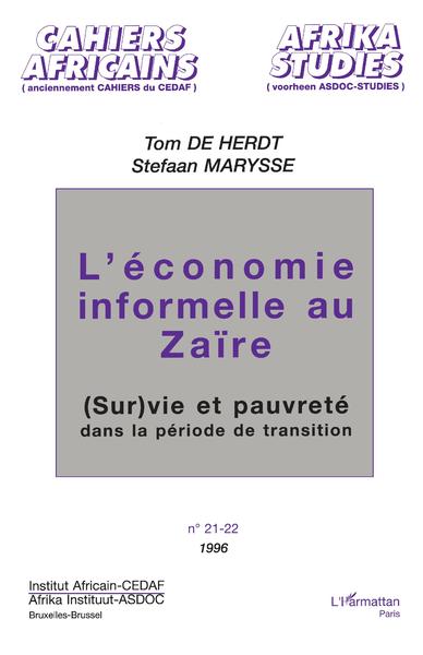 L'économie informelle au Zaïre (9782738447012-front-cover)