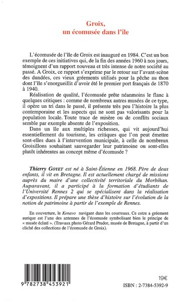 GROIX, UN ÉCOMUSÉE DANS L'ÎLE (9782738453921-back-cover)