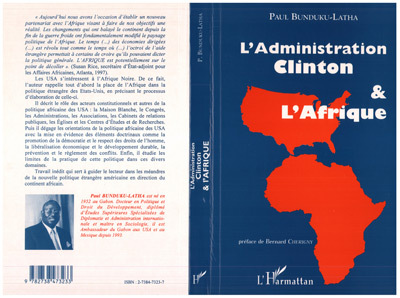 L'ADMINISTRATION CLINTON ET L'AFRIQUE (9782738473233-front-cover)