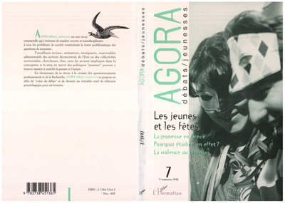 Agora - Débats / Jeunesses, Les jeunes et la fête (9782738451361-front-cover)