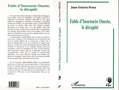 Fables d'Inocencio Onesto, le décapité (9782738444868-front-cover)