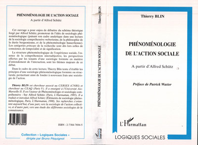 Phénoménologie de l'action sociale, A partir d'Alfred Schütz (9782738476944-front-cover)