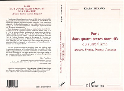 PARIS DANS QUATRE TEXTES NARRATIFS DU SURRÉALISME, Aragon, Breton, Desnos, Soupault (9782738472380-front-cover)