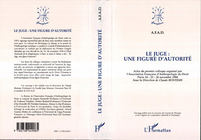 LE JUGE : UNE FIGURE D'AUTORITÉ (9782738449085-front-cover)