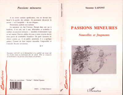 Passions mineures, Nouvelles et fragments (9782738453600-front-cover)