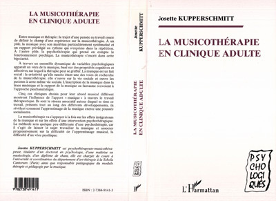 La musicothérapie en clinique adulte (9782738491411-front-cover)