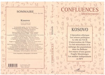 Confluences Méditerranée, Kosovo (9782738475329-front-cover)