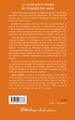 La Construction Sociale de l'inégalité des Sexes (9782738467737-back-cover)