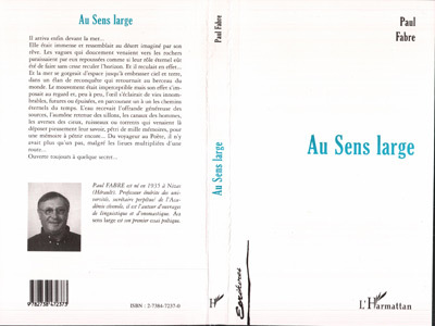 AU SENS LARGE (9782738472373-front-cover)