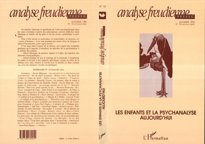 Analyse Freudienne, Les enfants et la psychanalyse aujourd'hui (9782738439451-front-cover)