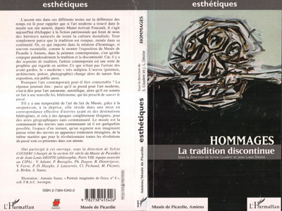 HOMMAGES, La tradition discontinue (9782738453426-front-cover)