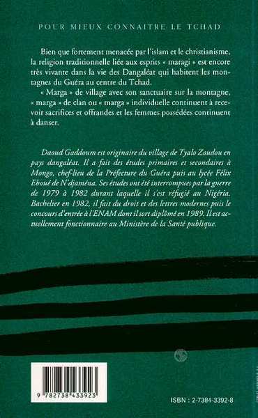 Le culte des esprits margay ou maragi chez les Dangaleat du Guera (9782738433923-back-cover)