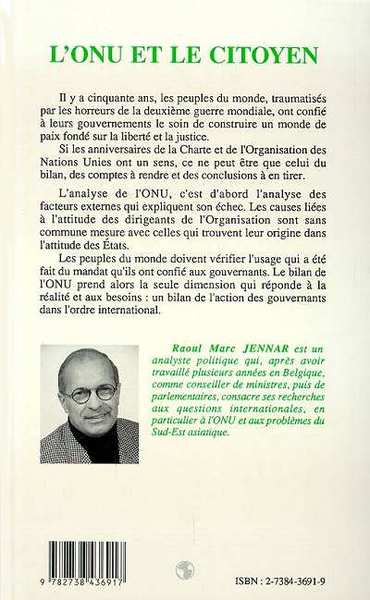 L'ONU et le citoyen (9782738436917-back-cover)