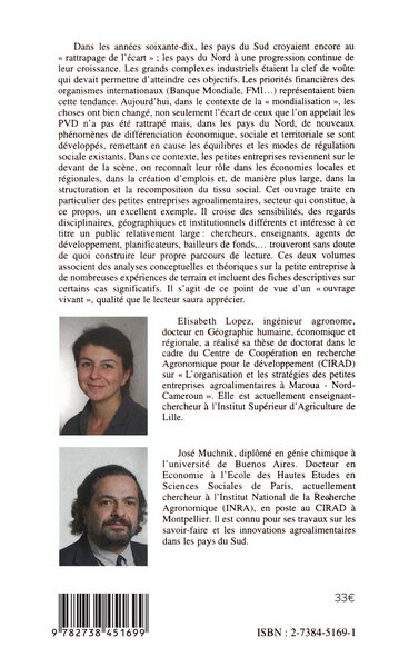 PETITES ENTREPRISES ET GRANDS ENJEUX, Le développement agroalimentaire local Tome I - Tome I (9782738451699-back-cover)