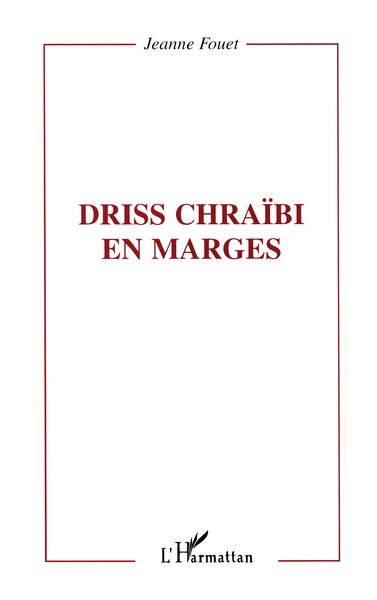 DRISS CHRAÏBI EN MARGES (9782738481962-front-cover)