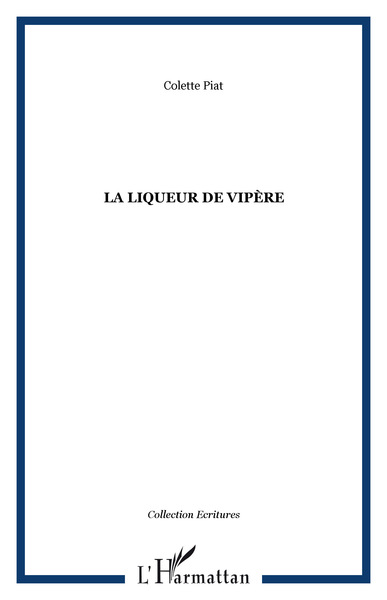LA LIQUEUR DE VIPÈRE (9782738499202-front-cover)