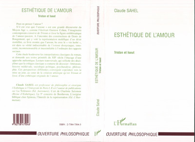 ESTHETIQUE DE L'AMOUR, Tristan et Iseut (9782738475046-front-cover)