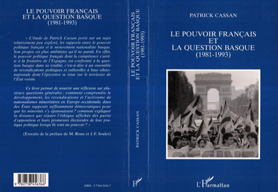 Le pouvoir français et la question basque (1981-1993) (9782738456366-front-cover)