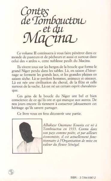 Contes de Tombouctou et de Macina, Tome 2 (9782738401878-back-cover)