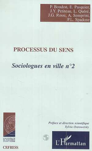 PROCESSUS DU SENS, Sociologues en ville n°2 (9782738494931-front-cover)