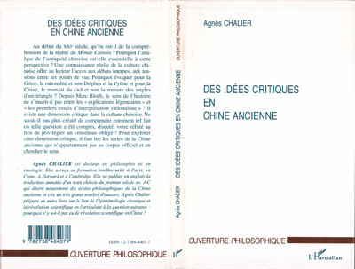 IDEES (DES) CRITIQUES EN CHINE ANCIENNE (9782738484079-front-cover)