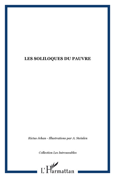 Les soliloques du pauvre (9782738429612-front-cover)