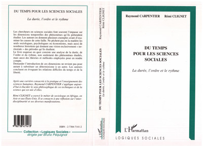 Du Temps pour les Sciences Sociales (9782738471413-front-cover)